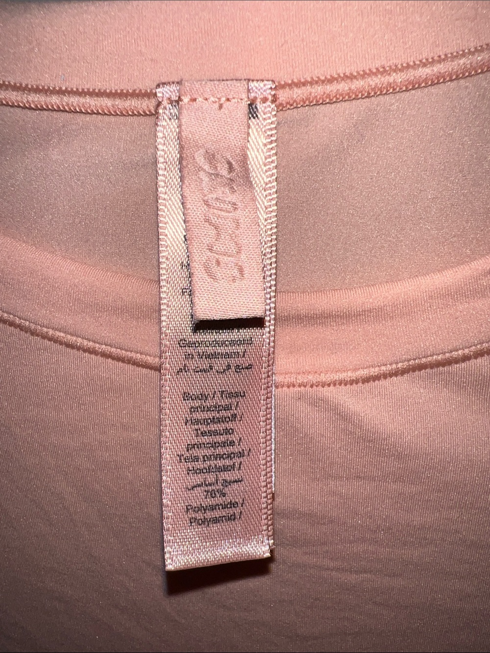 SKIMS Fits Everybody T-Shirt Peachy Pink Size Large - Picture 3 of 6